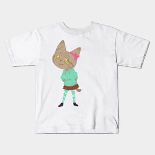Candy cat Kids T-Shirt